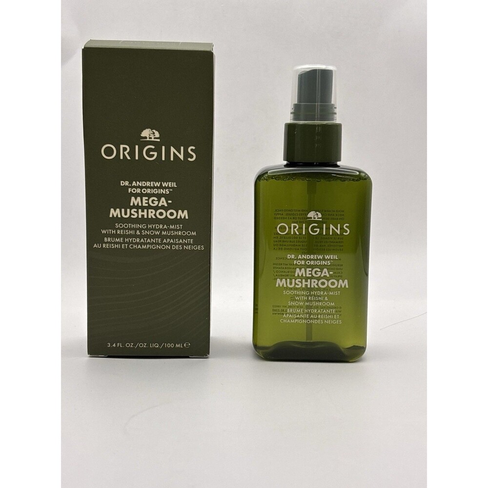 Origins Dr. Weil Mega Mushroom Soothing Hydra Mist - Size 3.4 Oz. / 100mL New